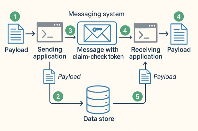 WAF Claim-Check Pattern